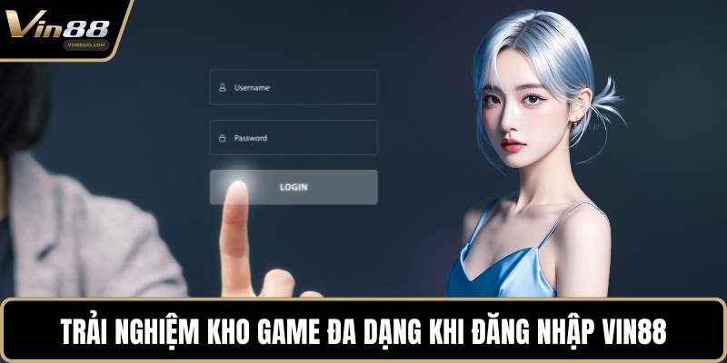 Trải nghiệm kho game đa dạng khi đăng nhập VIN88